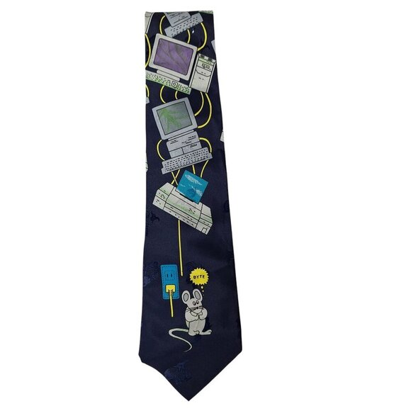 Computer Mouse Desktop Novelty Necktie - Picture 4 of 5